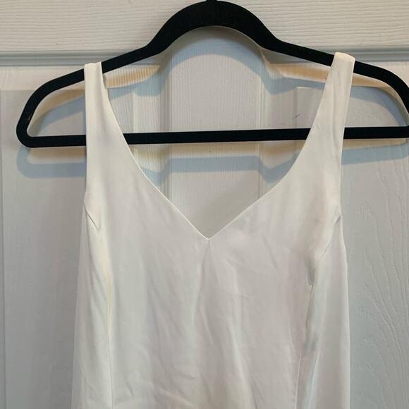 Lulus White Maxi Dress Sz L # 404 - Picture 3 of 9